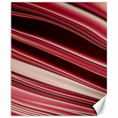 Wave Texture Design Pattern Art Canvas 8  X 10  by Amaryn4rt