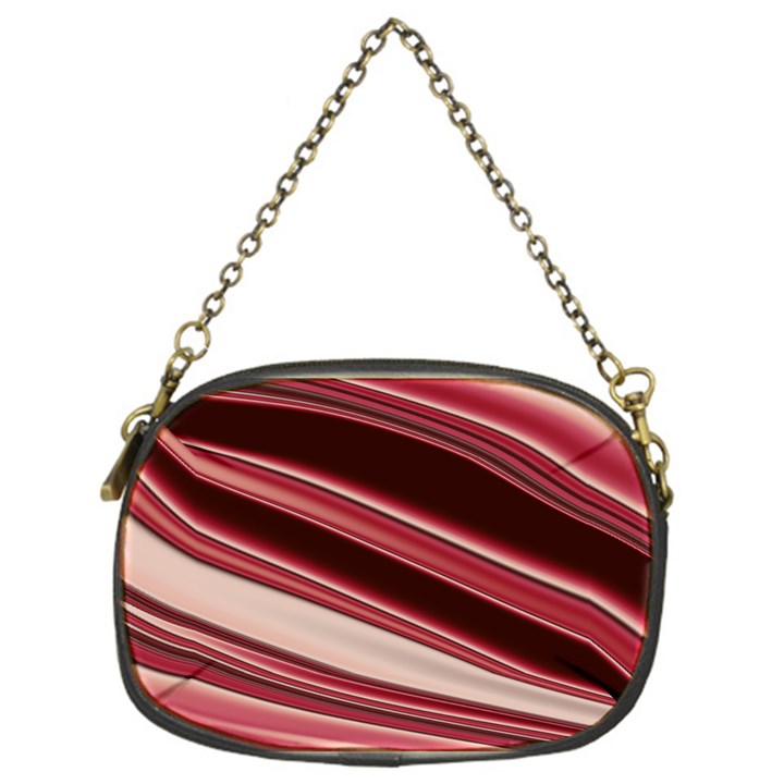 Wave Texture Design Pattern Art Chain Purse (One Side)