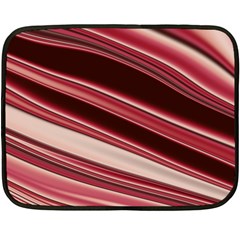 Wave Texture Design Pattern Art Fleece Blanket (Mini)