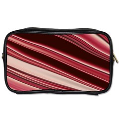 Wave Texture Design Pattern Art Toiletries Bag (Two Sides)