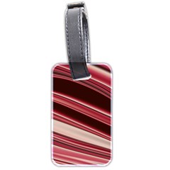 Wave Texture Design Pattern Art Luggage Tag (two sides)