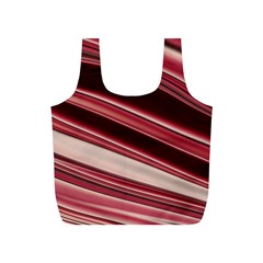 Wave Texture Design Pattern Art Full Print Recycle Bag (S)