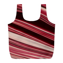 Wave Texture Design Pattern Art Full Print Recycle Bag (l) by Amaryn4rt