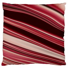 Wave Texture Design Pattern Art Standard Flano Cushion Case (One Side)