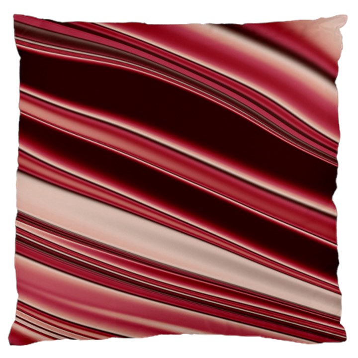 Wave Texture Design Pattern Art Large Flano Cushion Case (Two Sides)