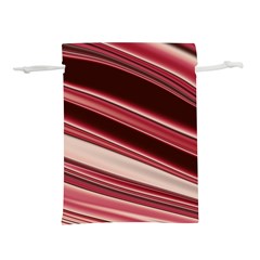 Wave Texture Design Pattern Art Lightweight Drawstring Pouch (l) by Amaryn4rt