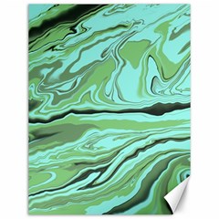 Waves Marbled Abstract Background Canvas 12  X 16  by Amaryn4rt