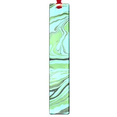 Waves Marbled Abstract Background Large Book Marks by Amaryn4rt