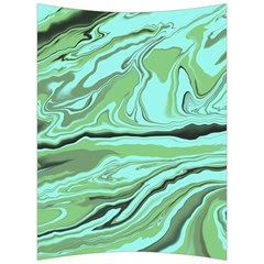 Waves Marbled Abstract Background Back Support Cushion by Amaryn4rt