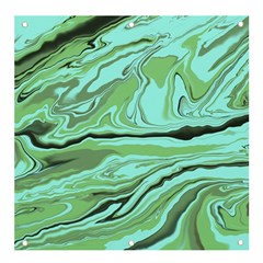 Waves Marbled Abstract Background Banner And Sign 4  X 4 