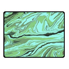 Waves Marbled Abstract Background Fleece Blanket (small) by Amaryn4rt