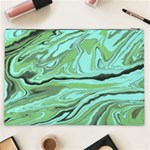 Waves Marbled Abstract Background Cosmetic Bag (XXL) Back