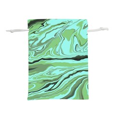 Waves Marbled Abstract Background Lightweight Drawstring Pouch (l) by Amaryn4rt