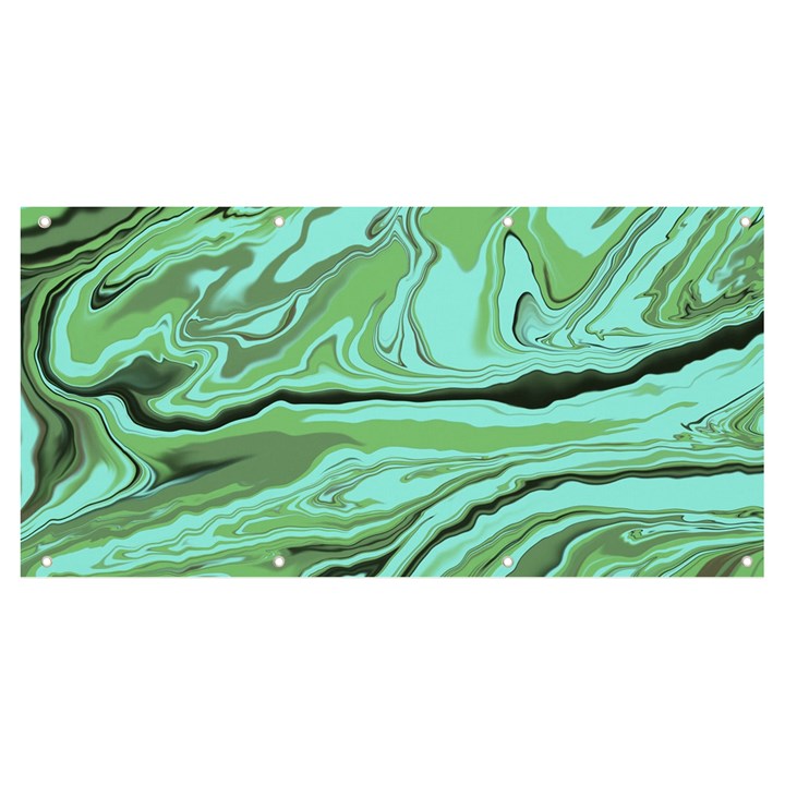 Waves Marbled Abstract Background Banner and Sign 8  x 4 