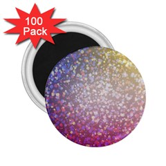 Glitter Particles Pattern Abstract 2 25  Magnets (100 Pack)  by Amaryn4rt