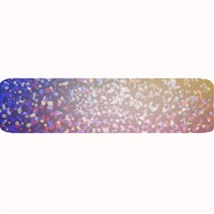 Glitter Particles Pattern Abstract Large Bar Mats by Amaryn4rt