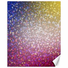 Glitter Particles Pattern Abstract Canvas 11  X 14  by Amaryn4rt