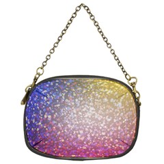 Glitter Particles Pattern Abstract Chain Purse (two Sides) by Amaryn4rt