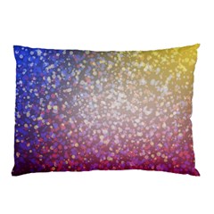 Glitter Particles Pattern Abstract Pillow Case by Amaryn4rt