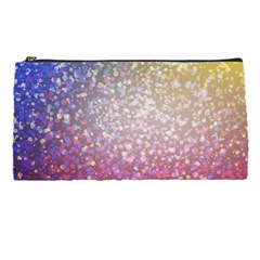 Glitter Particles Pattern Abstract Pencil Case by Amaryn4rt