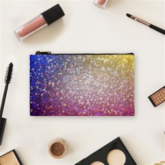 Glitter Particles Pattern Abstract Cosmetic Bag (small) by Amaryn4rt