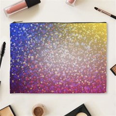 Glitter Particles Pattern Abstract Cosmetic Bag (xl) by Amaryn4rt