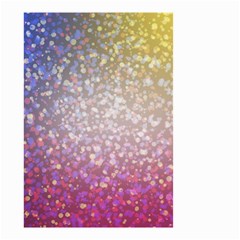 Glitter Particles Pattern Abstract Small Garden Flag (two Sides) by Amaryn4rt