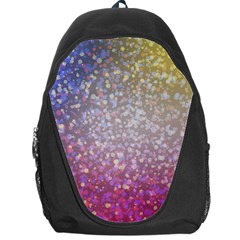 Glitter Particles Pattern Abstract Backpack Bag by Amaryn4rt