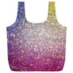 Glitter Particles Pattern Abstract Full Print Recycle Bag (xl) by Amaryn4rt