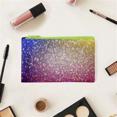 Glitter Particles Pattern Abstract Cosmetic Bag (xs) by Amaryn4rt