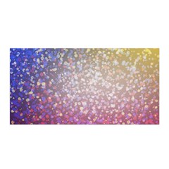 Glitter Particles Pattern Abstract Satin Wrap 35  X 70  by Amaryn4rt