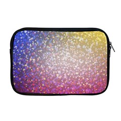 Glitter Particles Pattern Abstract Apple Macbook Pro 17  Zipper Case by Amaryn4rt