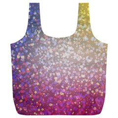 Glitter Particles Pattern Abstract Full Print Recycle Bag (xxxl) by Amaryn4rt