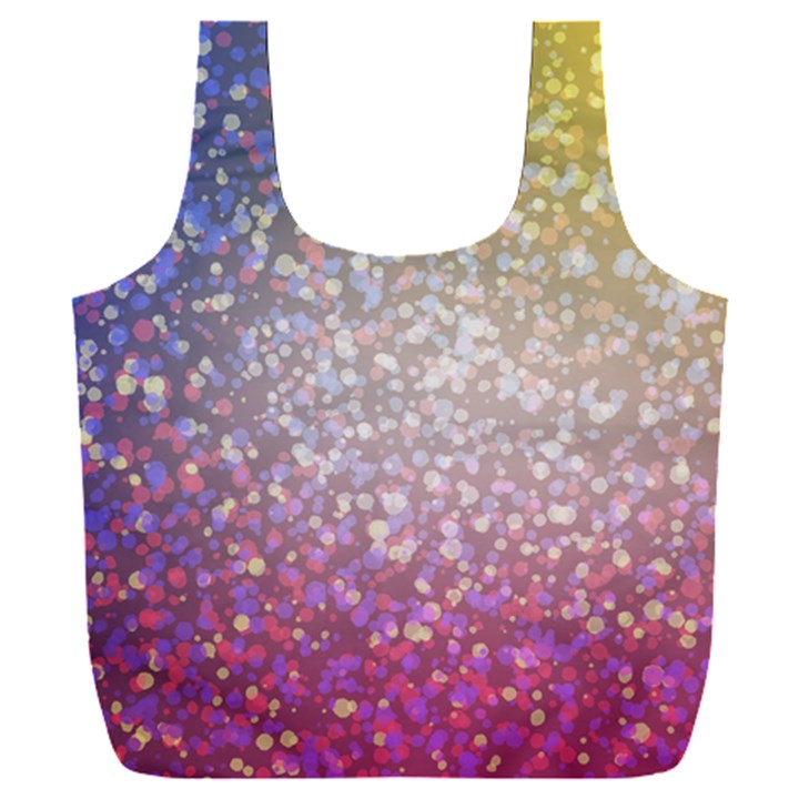 Glitter Particles Pattern Abstract Full Print Recycle Bag (XXXL)