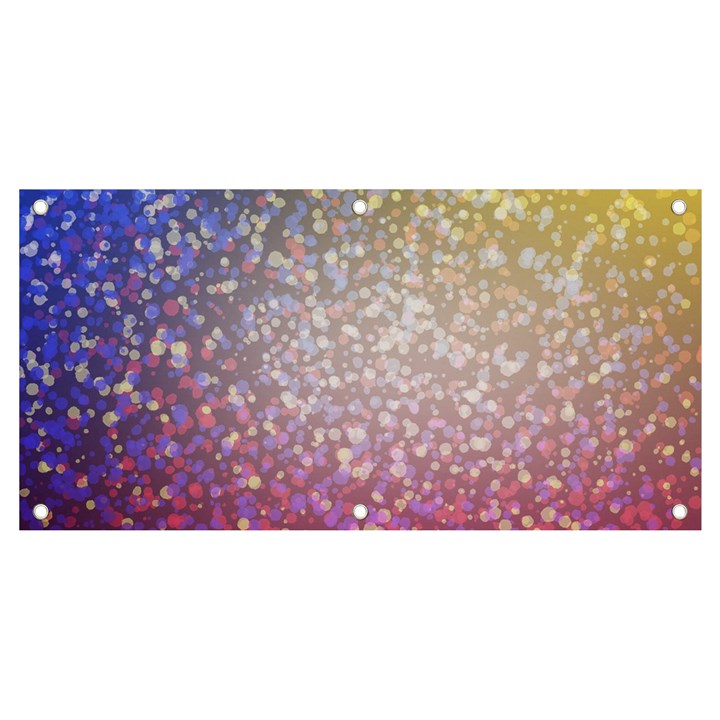 Glitter Particles Pattern Abstract Banner and Sign 4  x 2 