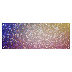 Glitter Particles Pattern Abstract Banner And Sign 8  X 3  by Amaryn4rt