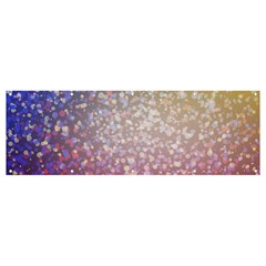 Glitter Particles Pattern Abstract Banner And Sign 12  X 4 