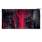 Stranger Things Fantasy Dark  Red Pencil Case Back