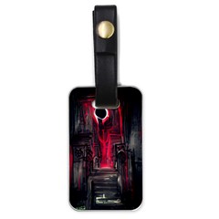 Stranger Things Fantasy Dark  Red Luggage Tag (one Side) by Amaryn4rt