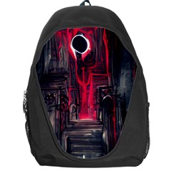 Stranger Things Fantasy Dark  Red Backpack Bag by Amaryn4rt