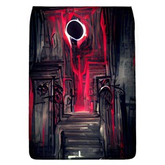 Stranger Things Fantasy Dark  Red Removable Flap Cover (l) by Amaryn4rt