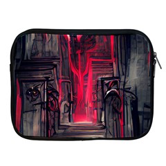 Stranger Things Fantasy Dark  Red Apple Ipad 2/3/4 Zipper Cases by Amaryn4rt