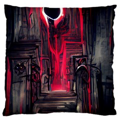 Stranger Things Fantasy Dark  Red Standard Flano Cushion Case (one Side) by Amaryn4rt