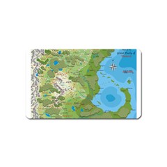 Grand Duchy Of Valderin Fantasy Map Magnet (name Card) by Amaryn4rt