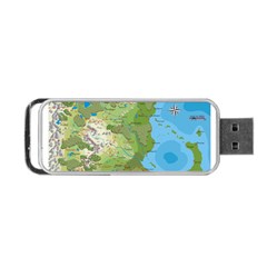 Grand Duchy Of Valderin Fantasy Map Portable Usb Flash (two Sides) by Amaryn4rt