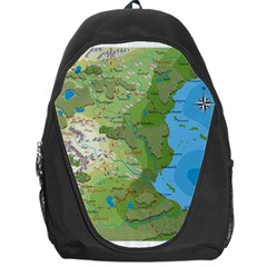 Grand Duchy Of Valderin Fantasy Map Backpack Bag by Amaryn4rt