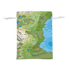 Grand Duchy Of Valderin Fantasy Map Lightweight Drawstring Pouch (s) by Amaryn4rt