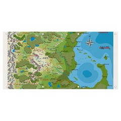 Grand Duchy Of Valderin Fantasy Map Banner And Sign 8  X 4 