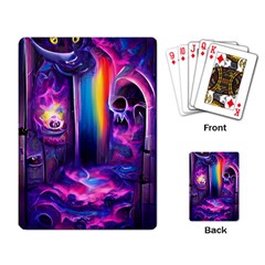 Purple Drawing Digital Art Playing Cards Single Design (rectangle) by Amaryn4rt