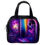 Purple Drawing Digital Art Classic Handbag (Two Sides) Back